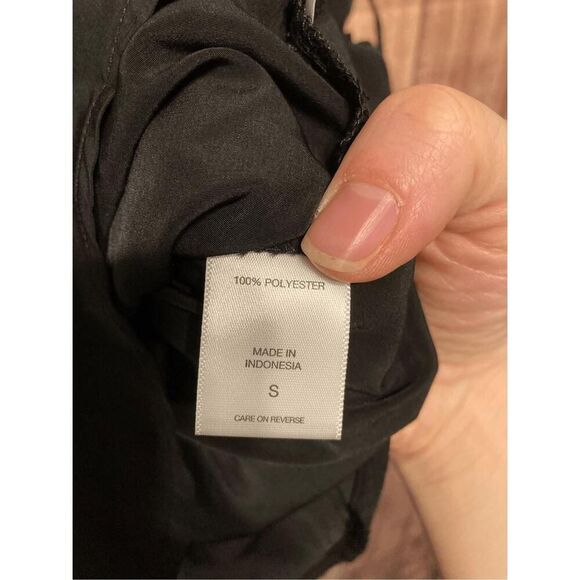 New York & Company Soho Small NWT black blouse button up womens - Picture 5 of 6